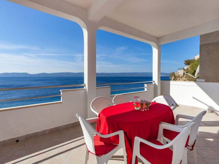 Apartament wakacyjny dla 6 osób, z Balkon i Taras w Pisak