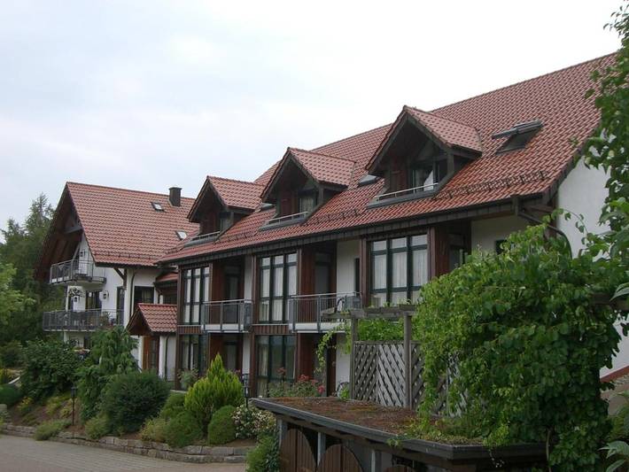 Ferienwohnung für 5 Personen, mit Balkon und Terrasse sowie Garten und Sauna in Gersfeld