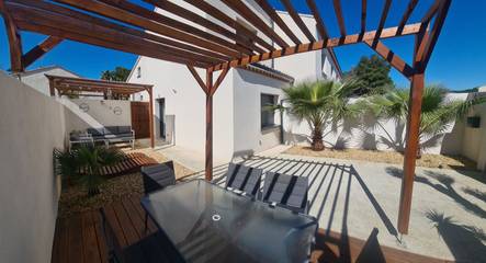 Gîte pour 6 personnes, avec terrasse et jardin, animaux acceptés à Lattes