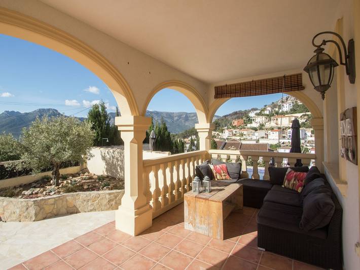 Casa en Alcalalí con piscina y vista al valle in Alcalalí, Costa Blanca