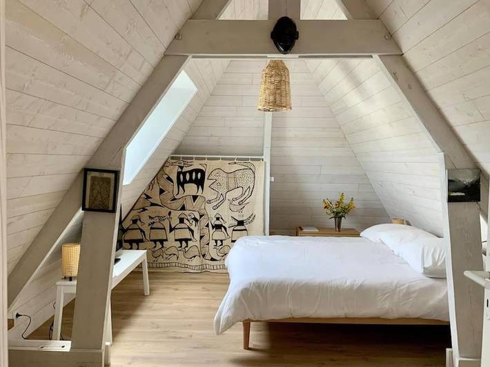 Appartement de vacances pour 4 personnes, avec jardin