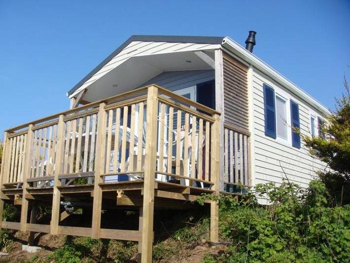 Mobil home pour 2 personnes, avec bassin pour enfant à Hillion - 2