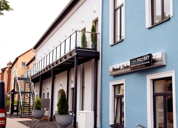 Ferienwohnung für 3 Personen, mit Balkon und Terrasse sowie Ausblick in Glauchau