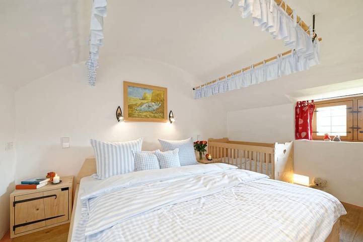 Bauernhof für 6 Personen, mit Whirlpool und Sauna sowie Garten in Eggstätt - 2