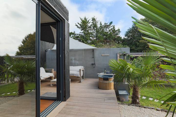 Apartamento entero, Apartamento 'Ecolodge À 300m De La Plage' con jardín privado y balcón in Pléneuf-Val-André, Côte d’Émeraude