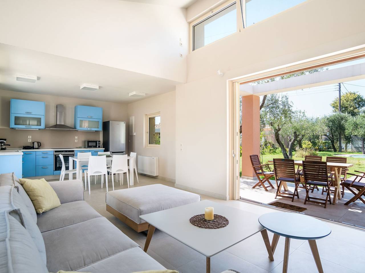 Villa Thalassa mit Schwimmbad und Garten in Moraitika, Korfu