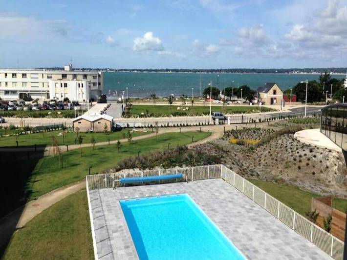 Appartement de vacances pour 2 personnes, avec balcon/terrasse ainsi que piscine et terrasse, animaux acceptés à Concarneau