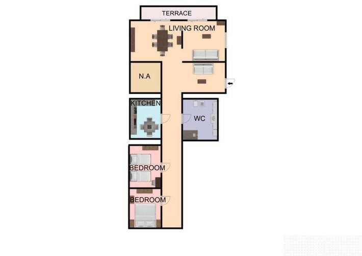 Appartamento intero, Operapartment in Osimo, Provincia di Ancona