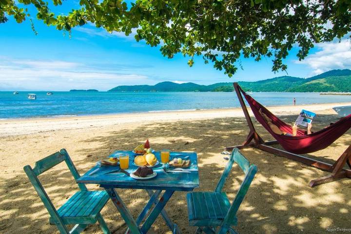 Casas e apartamentos de temporada para 2 pessoas, com balcão e vista em Paraty