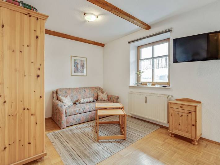 Ferienwohnung für 2 Personen, mit Sauna und Balkon, mit Haustier in Lohberg