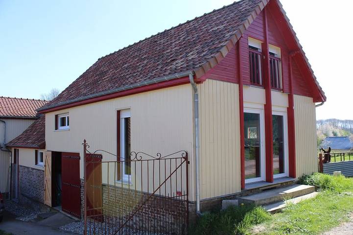 Gîte pour 4 personnes, avec jardin à Oneux