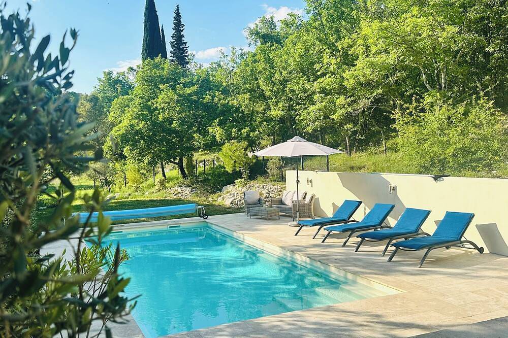 Familienhaus mit privatem Pool vor den Toren der Ardèche in Saint-Jean-de-Maruéjols-et-Avéjan, Alès und Umgebung