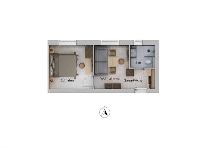 Ganze Ferienwohnung, Appartement 6, Frühstück in Obergurgl, Sölden (Österreich)