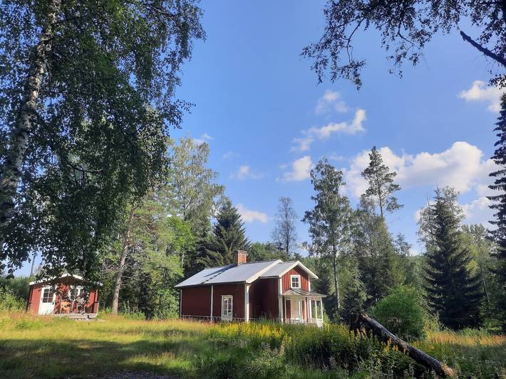 Ferienhaus für 4 Personen, mit Sauna und Terrasse sowie Garten, mit Haustier in Schweden