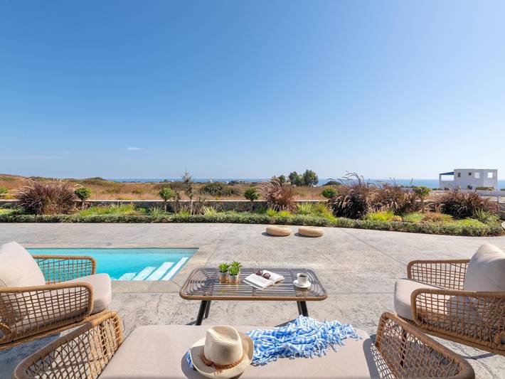 Ferienhaus für 8 Personen, mit Pool und Balkon sowie Garten in Lachania - 4