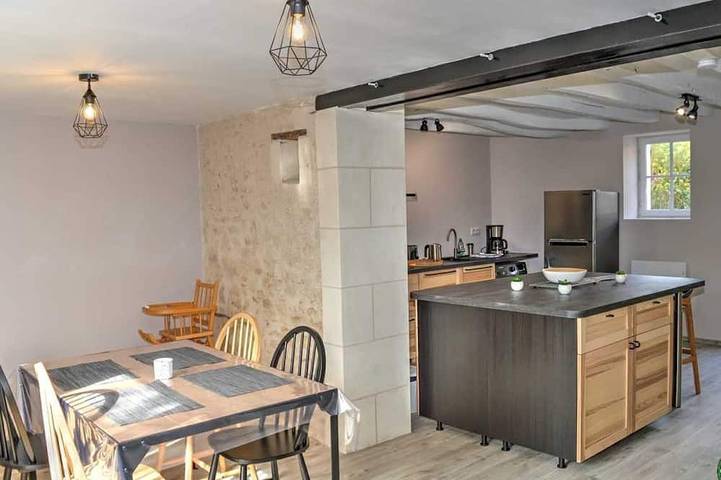 Gîte pour 4 personnes, avec jardin