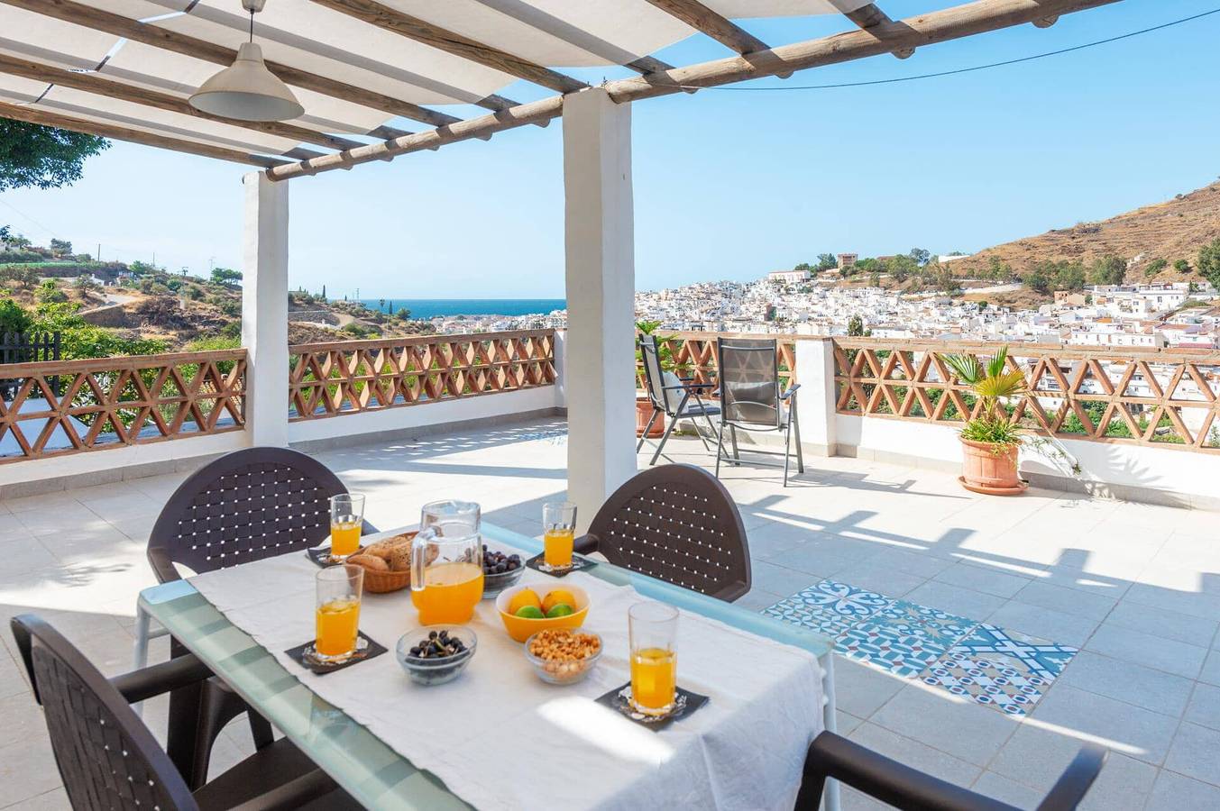 Villa für 4 Personen mit Garten in Torrox Pueblo, Torrox