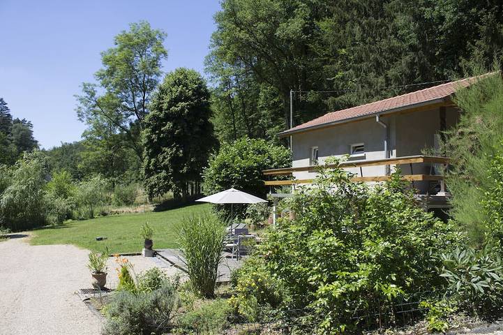 Gîte pour 2 personnes, avec jardin et balcon, animaux acceptés à Reipertswiller