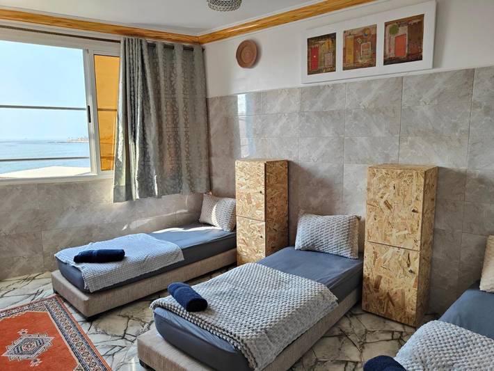Hôtel pour 3 personnes, avec vue et terrasse, animaux acceptés à Taghazout (village) - 4