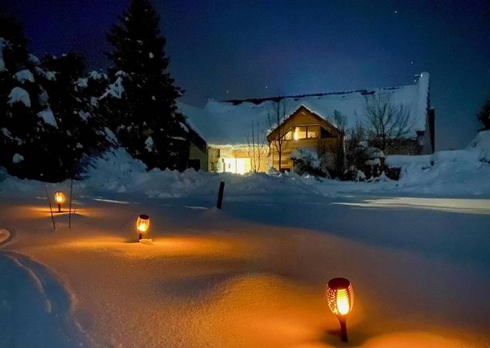 Maison de vacances pour 5 personnes, avec Jacuzzi et Terrasse ainsi que Jardin et Vue à Lans-en-Vercors