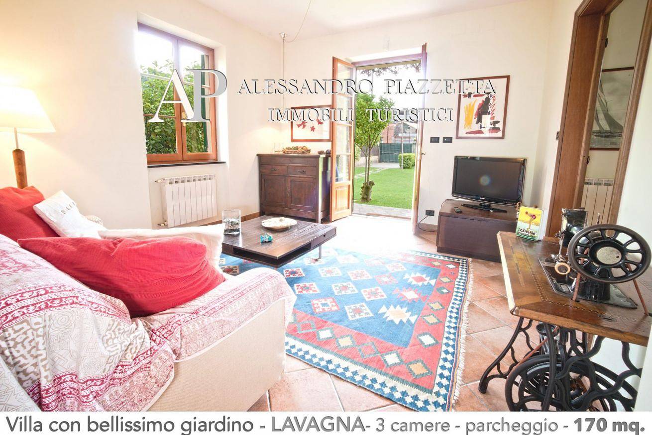 Villa Marinin - con un espléndido jardín y cerca de un oasis naturalista in Lavagna, Lavagna Municipio