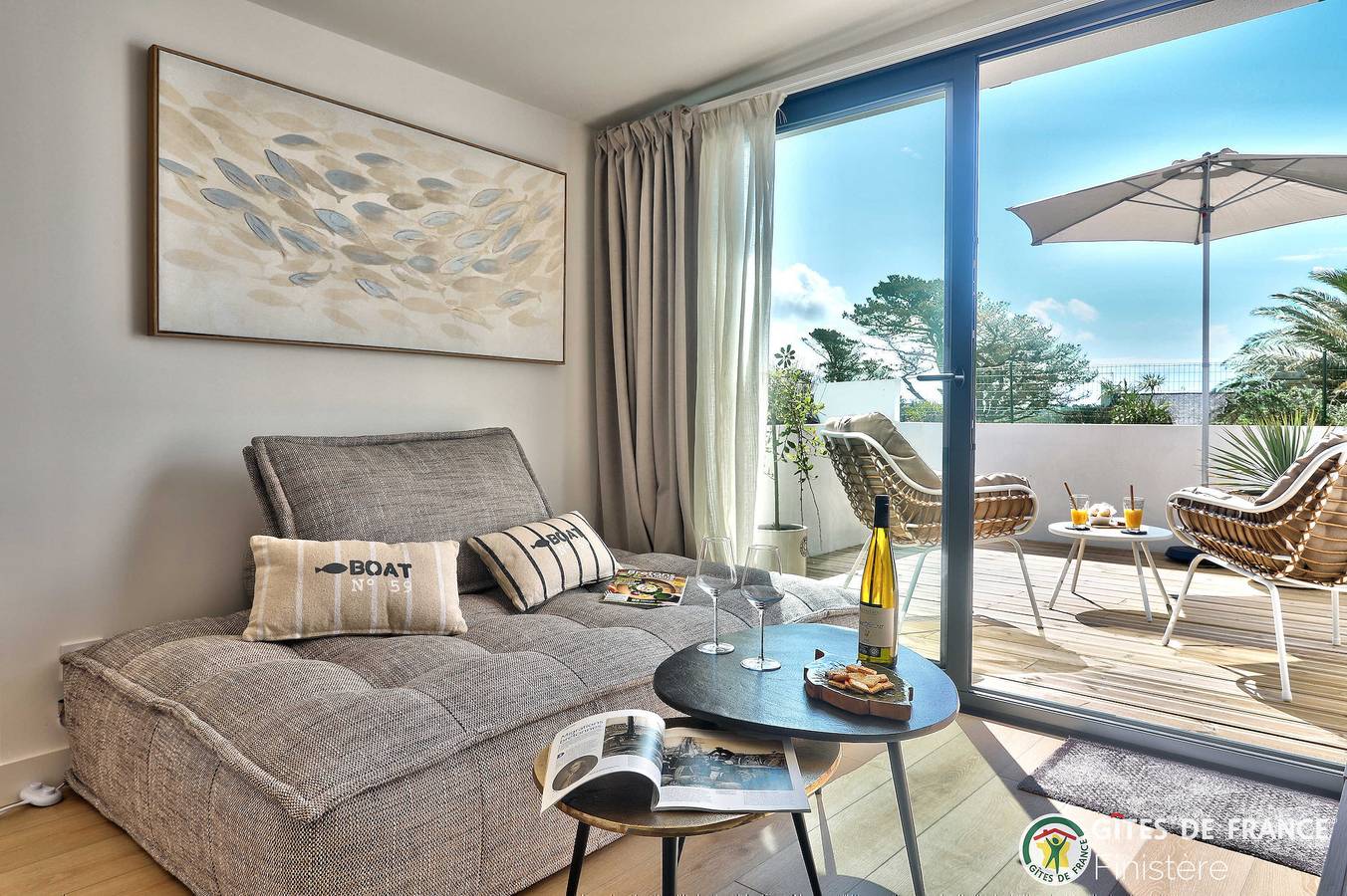 Casa de huéspedes para 2 personas con terraza in Le Conquet, Región de Brest