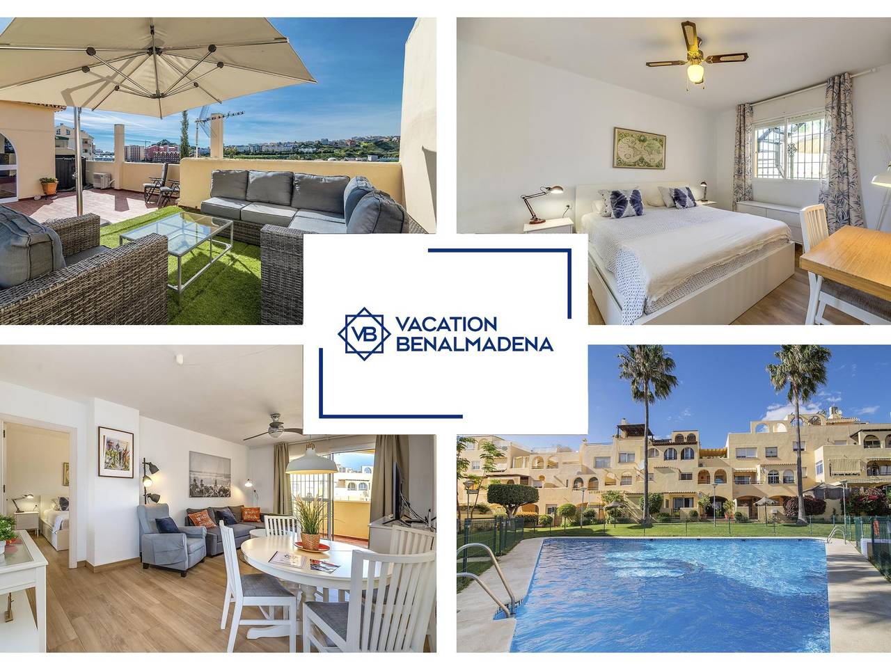 Entire holiday apartment, Vb Fantastic 3Bdr Duplex with large terrace in Benalmádena Costa, Benalmádena