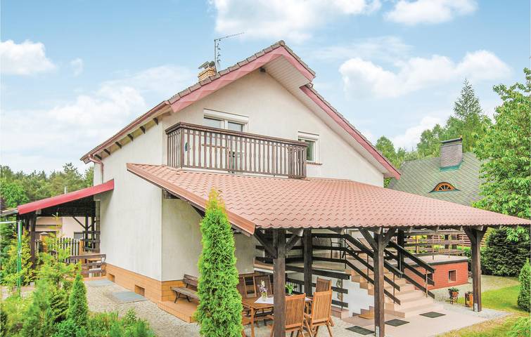 Ferienhaus für 6 Personen mit Terrasse in Rybakowo, Lebus (Polen)