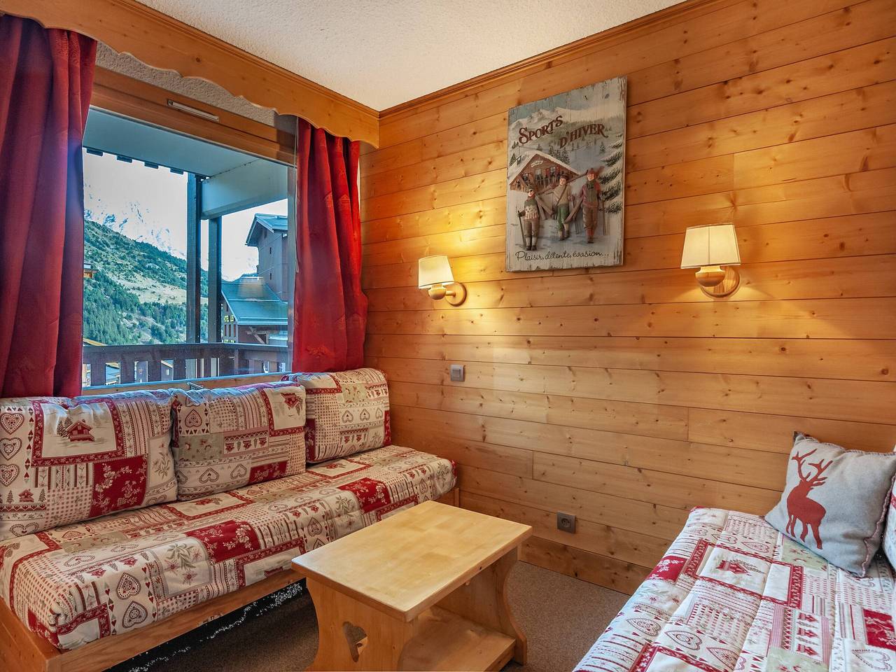 Monolocale intero, Ski-in/ski-out studio, balcony, divisible, Laitelet in Méribel-Mottaret, Les Allues