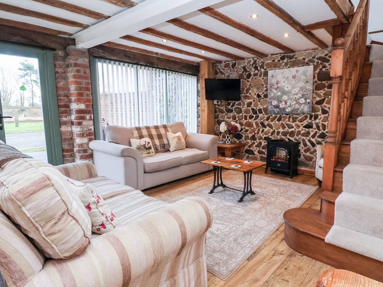 Casa rural para 4 personas con jardín in Ulrome, Yorkshire del Este