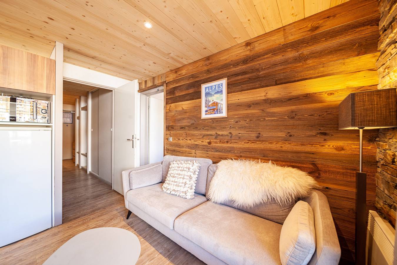 Geheel appartement, Appartement pour 5 - résidence avec piscine et spa in Huez, Écrins Nationaal Park