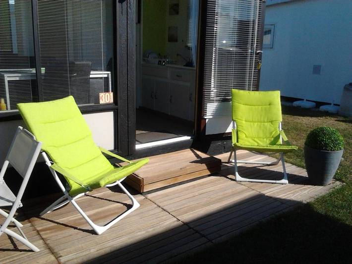 Camping pour 4 personnes, avec terrasse et jardin, animaux acceptés en Mer du Nord (Belgique) - 2