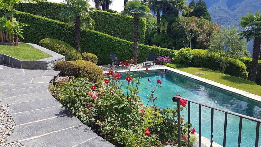 Ferienhaus für 6 Personen, mit Balkon und Garten sowie Ausblick und Seeblick am Lago Maggiore (Schweiz) - 2