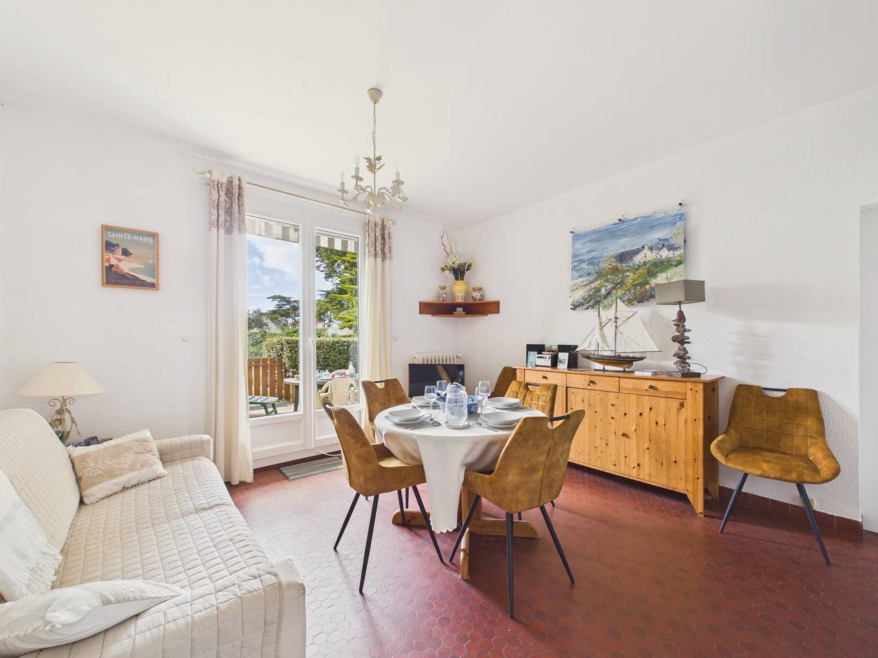 Appartement entier, Appart. 4 pers. face mer + terrasse + animaux in Pornic, Côte de Jade