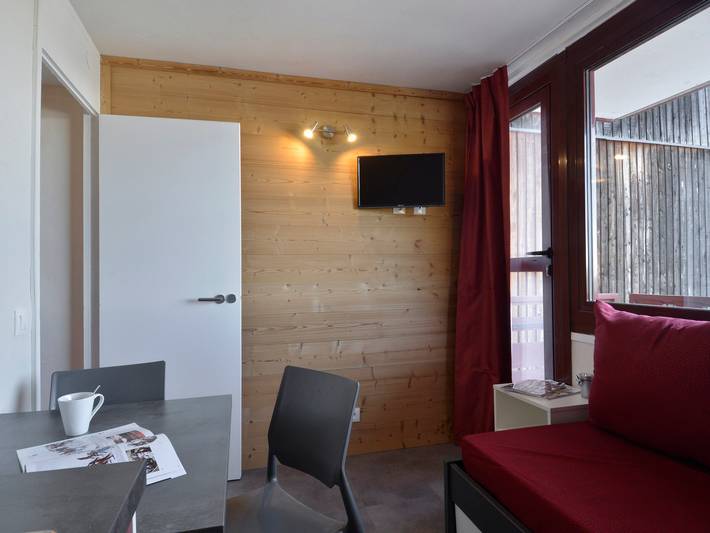Gîte pour 2 personnes, avec Balcon dans Plagne Bellecote