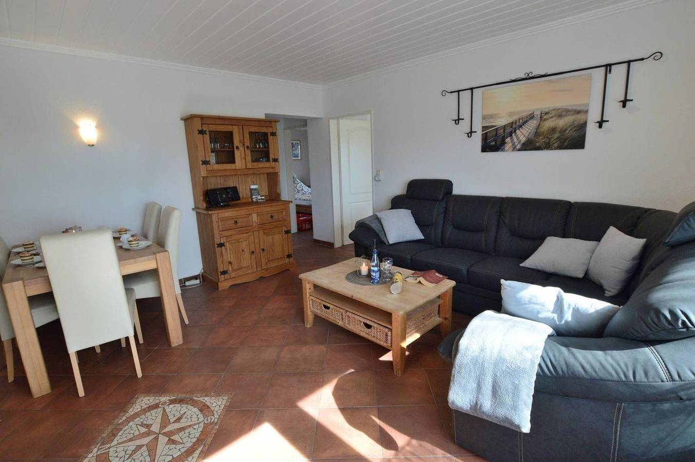 Ganze Ferienwohnung, Windrose - Im Landhaus Haan in Norddeich, Norden und Umgebung
