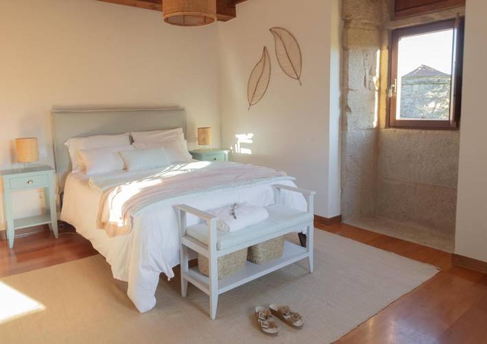Casa rural para 22 personas, con Balcón además de Piscina y Vistas en Dodro - 3