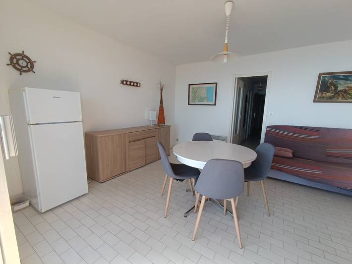 Ganze Wohnung, 3-Zimmer-Wohnung am Meer, Terrasse, Haustiere erlaubt, Parkplatz in La Côte Vermeille, Argelès-sur-Mer