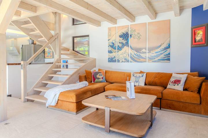 Gîte pour 6 personnes, avec Balcon ainsi que Terrasse et Jardin à Séez - 2