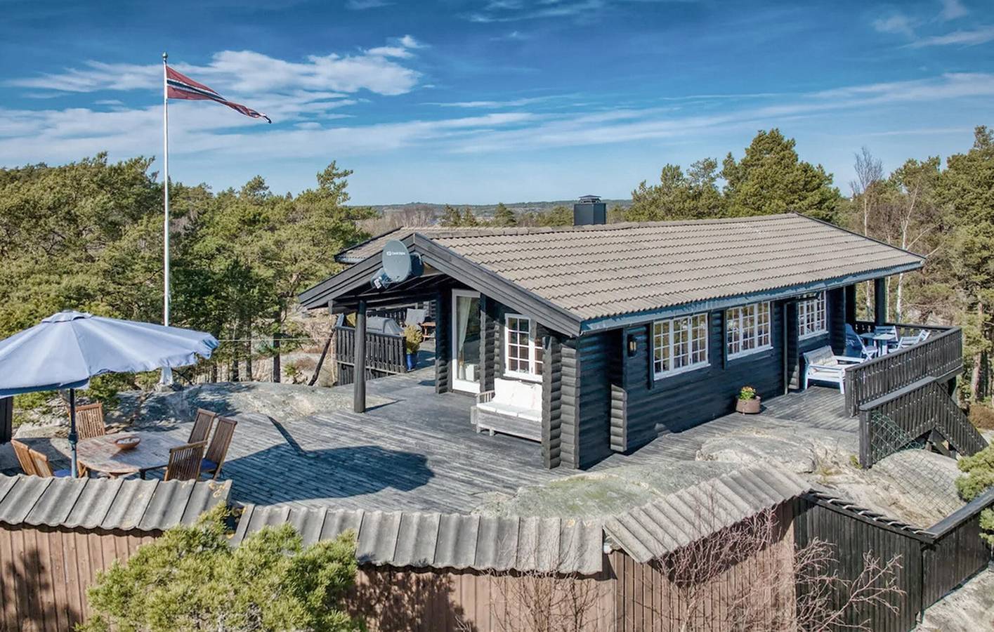 Casa de vacaciones para 10 personas con terraza in Hvaler