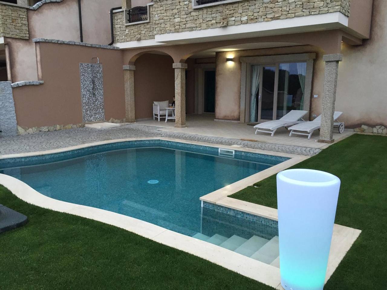 Villa 'Bellavista Chia' mit Meerblick, Wlan und Klimaanlage in Chia, Domus De Maria