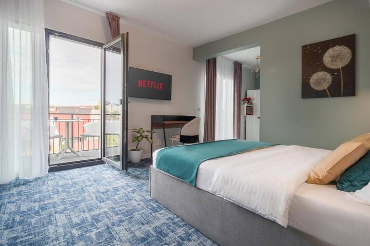 Hôtel pour 3 personnes, avec vue et balcon