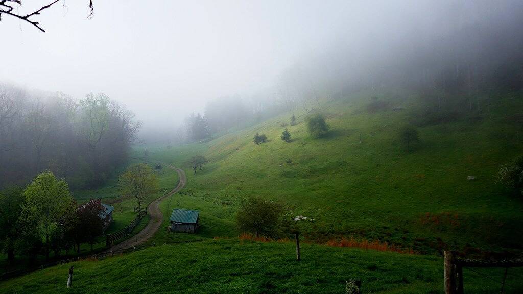 Pocahontas County Arbeitsschäferei in Greenbrier River