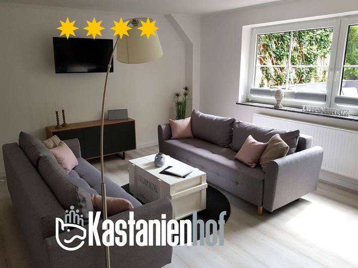 Ferienwohnung für 4 Personen, mit Balkon und Terrasse sowie Pool und Sauna in Oetzen