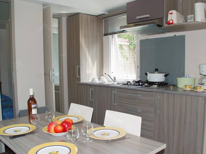 Mobil home pour 4 personnes, avec Bassin pour enfant et Sauna à Fayence - 3
