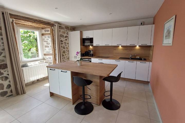 Ferienhaus für 8 Personen mit Seeblick in Champs-sur-Tarentaine-Marchal, Regionaler Naturpark Volcans d'Auvergne