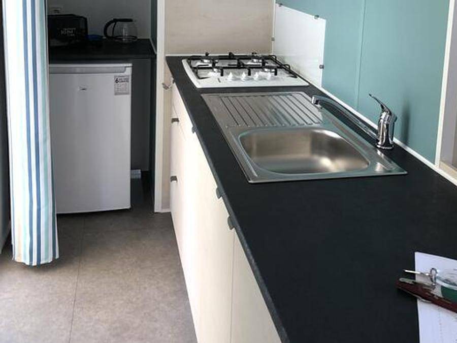 Camping les Rives du Lac Cantalès - Mobilheim 6 personen - Riviera (2 Schlafzimmer) in Saint-Gérons, Aurillac und Umgebung