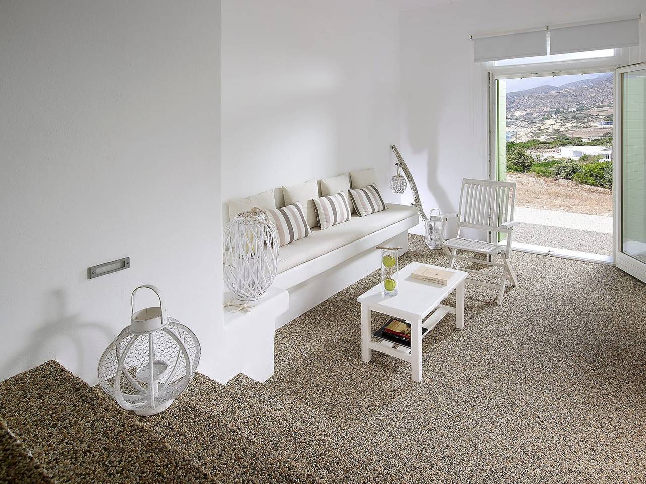 Dazzling Milos Villa | Villa Morgoth | 2 Bedrooms | Breathtaking Sea Views | Spacious Furnished Terrace with Shaded Outdoor Dining Area | Private Garden | Provatas in Milo