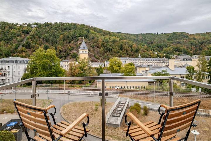 Ferienwohnung für 3 Personen, mit Balkon und Ausblick in Bad Ems