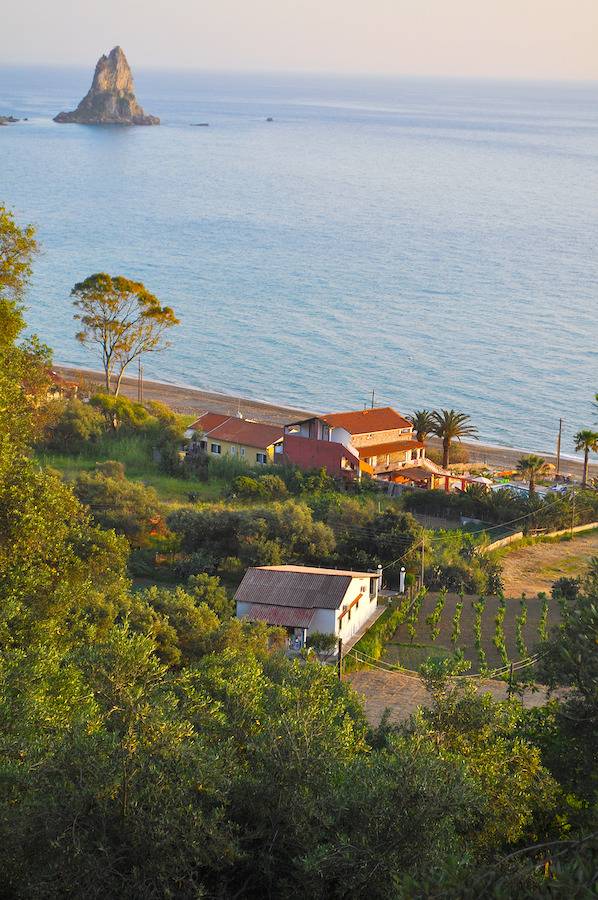 Ferienhaus für 5 Personen, mit Balkon und Garten sowie Meerblick und Ausblick auf Korfu - 2